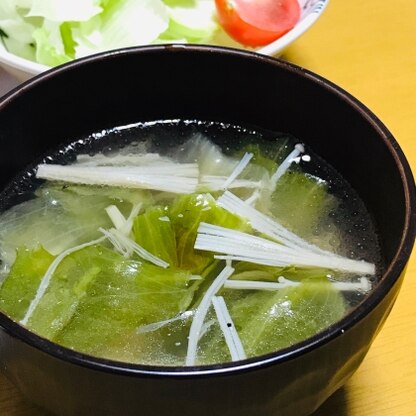 レタスの消費に助かりました。簡単でお野菜たくさんとれて良いですね。